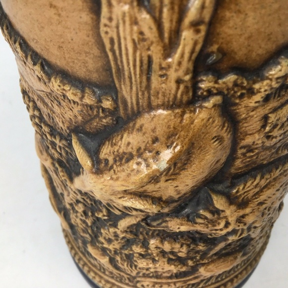 Antique German Beer Stein~Lidded~Animal Relief~ - Picture 8 of 8